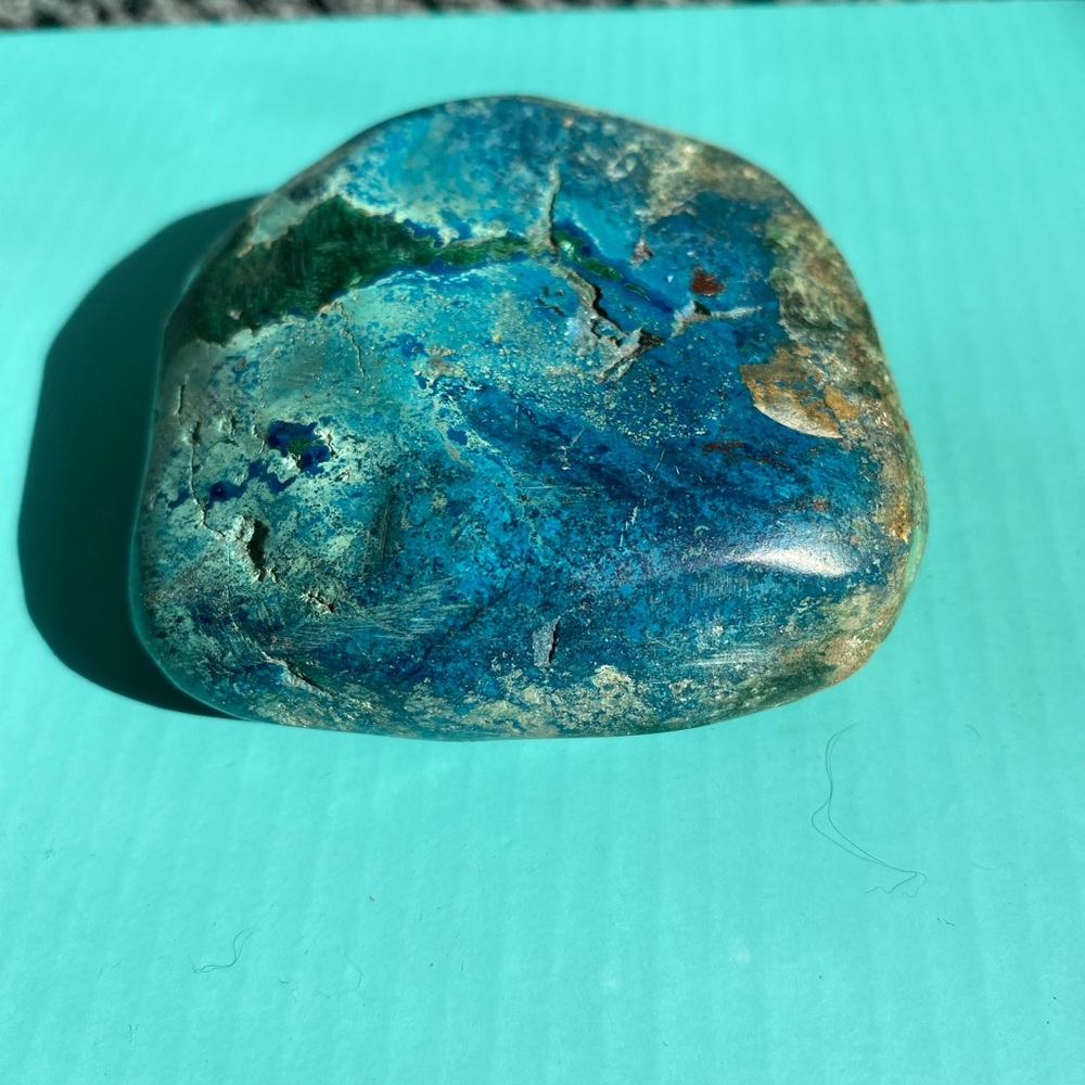 Vibrant Blue and Green Stone - Picture 2 of 5
